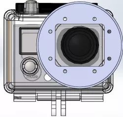 GoPro Hero 3 55 Millimeter Lens Adapter