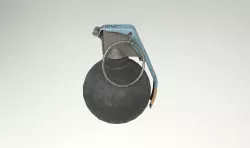 Grenade M67 USA Midpoly PBR Low-poly  3D model