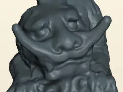 Guardian Lion with a 'stache