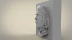 Guevara bas-relief 3D model