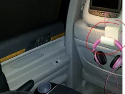 Headrest Headphone Hook System