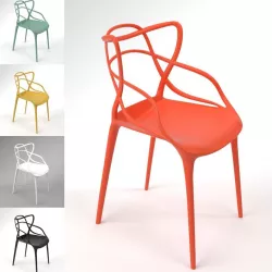 Kartell Masters Chair Blender Cycles 3D model