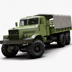 Kraz 255b 3D model