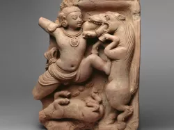 Krishna Killing the Horse Demon Keshi
