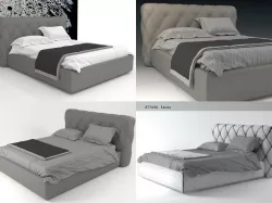 Letto 01 3D model