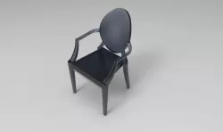 louis ghost chair  3D model