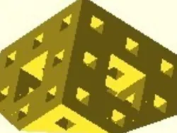 Menger sponge revisited