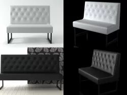 Menu sofa b 3D model