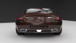 Mercedes SLS AMG (KeyShot renderings)
