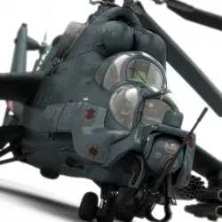 Mi-24 Super Hind Low-poly  3D model