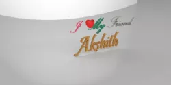 My Gift to my Friend (CATIA) and Rendering and Animation in KEYSHOT