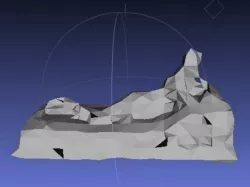 Naiad Decimated to 608 Polygons
