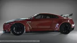 Nissan GTR 3D model