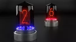 Nixie clock 3D model