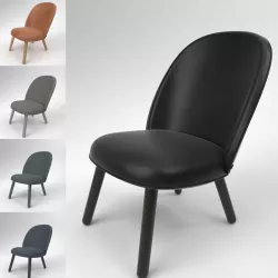 Normann Copenhagen Ace Lounge Chair Blender Cycles 3D model
