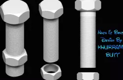 Nut and Bolt Made by Khurram Butt 