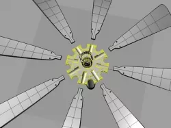 NYLON Windmill Flange to reduce Bird Mortality