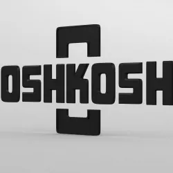oshkosh logo 3D model