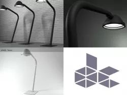 Outsider floor lamp 3D model