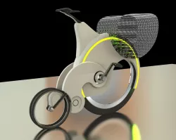 Penny Farthing Bicycle 3D model