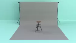 Photo Studio Backdrop 3D model