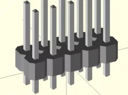 Pin Headers for OpenSCAD