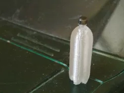 Plastic bottle model