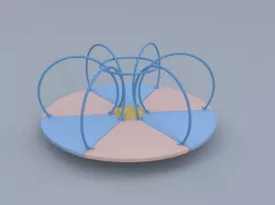 Playground Roundabout 3D model