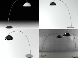 Pluma floor lamp 3D model