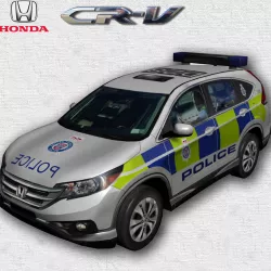 Police Livery car Low-poly  3D model