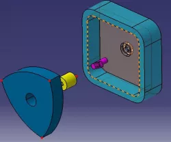  Reuleaux triangle rotating inside a square