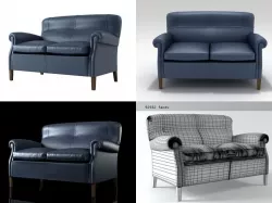 Romance sofa 3D model