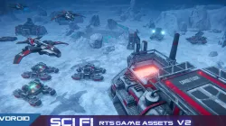 RTS Sci-Fi game assets v2 Low-poly  3D model