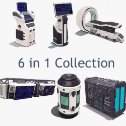 Sci Fi Elements Collection 3D model