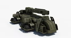 Sci Fi Gun Car  3D model