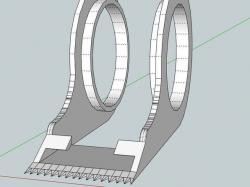 Tape dispenser (Scotch, ID 25mm, OD <= 55mm) by wavexx, Download free STL  model