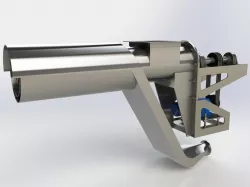 Screw feed and dryer