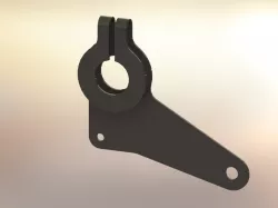 Sheet metal clamp lever 