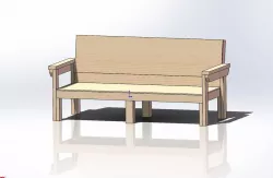 Simple Sturdy 2x4 Couch and Love Seat