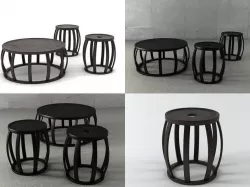 Simplice tables 3D model