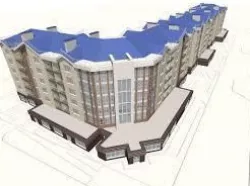 Six-story house  Multi-storey building  3D model