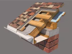 Slice roof 3D model