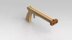 Sling gun pistol / pistola estilingue.