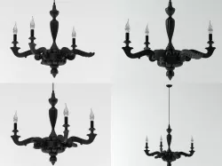 Smoke Chandelier 3D model