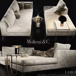 Sofa molteni c  LARGE 2 3D model