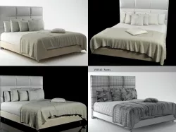 Spain bed 3D model