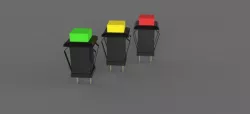Square Push Button