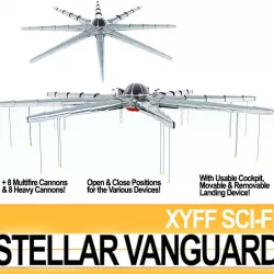Stellar Vanguard Space Fighter  3D model