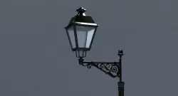 Street LAMP 3D model Low-poly  3D model