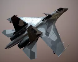 Su-27 Flanker Low-poly  3D model